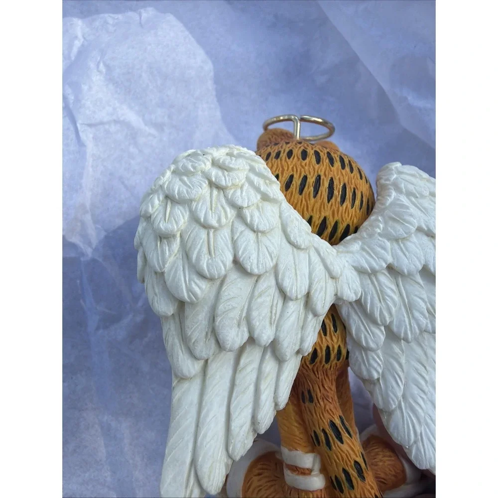 GARFIELD Pooky Westland Vtg 2342 PAWS Figurine Angel 4